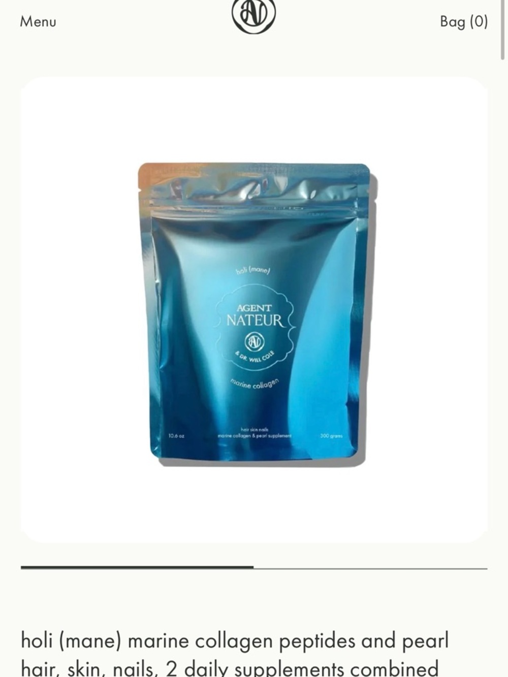 Agent Nateur Brand New Marine Collagen